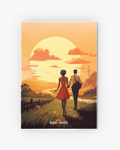 Sun Kissed Stroll [BREATHE] Metal-Poster