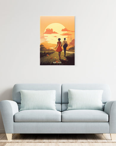 Sun Kissed Stroll [BREATHE] Metal-Poster