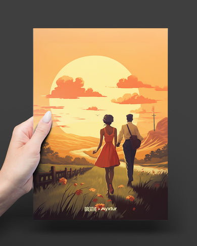 Sun Kissed Stroll [BREATHE] Metal-Poster