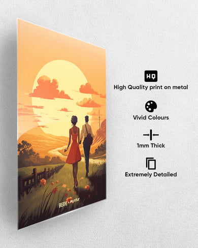 Sun Kissed Stroll [BREATHE] Metal-Poster