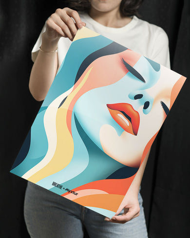Aqueous Beauty [BREATHE] Metal-Poster