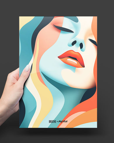 Aqueous Beauty [BREATHE] Metal-Poster