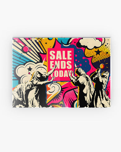 Sale Ends Today in Graffiti Metal-Poster