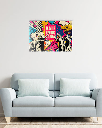 Sale Ends Today in Graffiti Metal-Poster