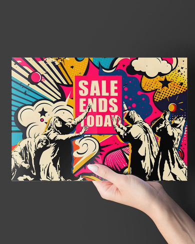 Sale Ends Today in Graffiti Metal-Poster