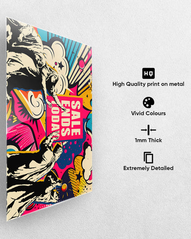 Sale Ends Today in Graffiti Metal-Poster