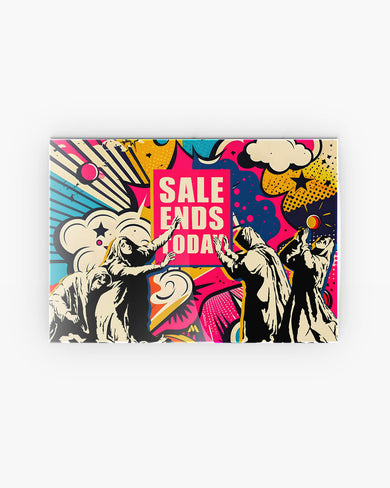 Sale Ends Today in Graffiti Metal-Poster