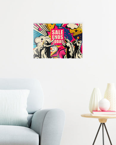 Sale Ends Today in Graffiti Metal-Poster