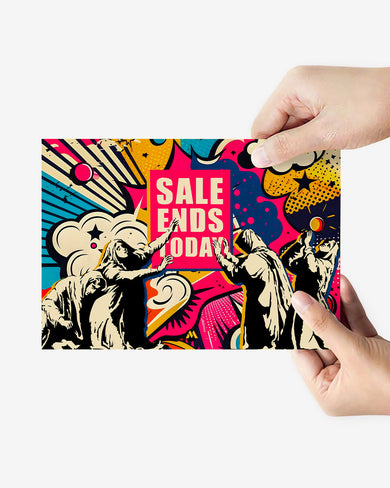 Sale Ends Today in Graffiti Metal-Poster