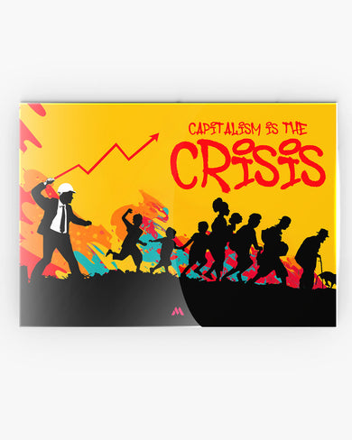 Crisis of Capitalism Metal-Poster