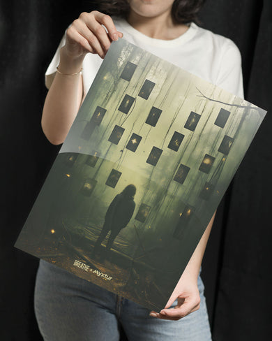 Polaroids [BREATHE] Metal-Poster