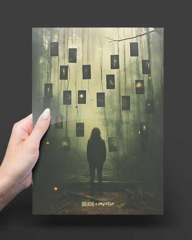 Polaroids [BREATHE] Metal-Poster