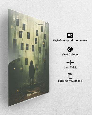 Polaroids [BREATHE] Metal-Poster