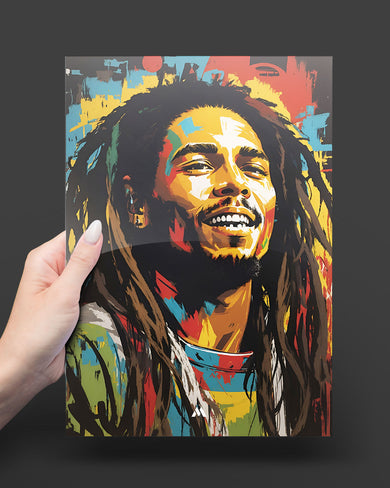 Bob Markey Tribute Metal-Poster