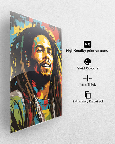 Bob Markey Tribute Metal-Poster