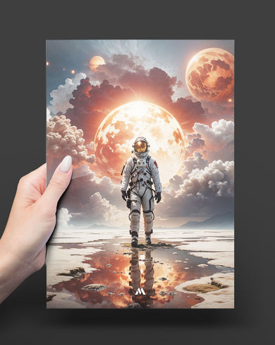 Exoplanet Landing Metal-Poster