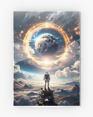 Rings on the Planet Metal Poster