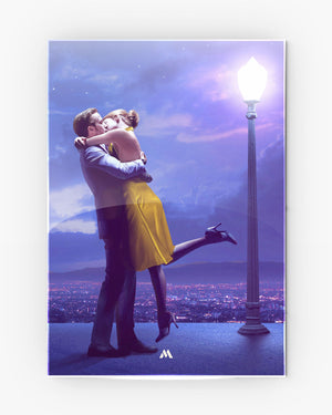 La La Land-Jazzscape Metal-Poster