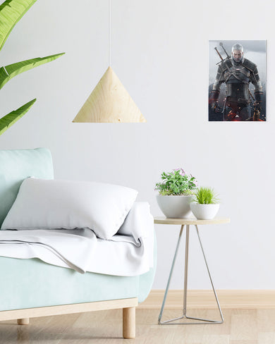 Witcher-White Wolf Metal-Poster