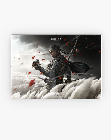 Ghost Of Tsushima-Warrior Resolve Metal-Poster