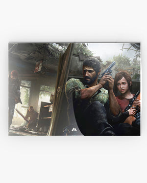 Last of Us-Ellie and Joel Unleashed Metal-Poster