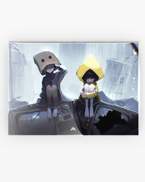Little Nightmares-Six and Mono Metal Poster