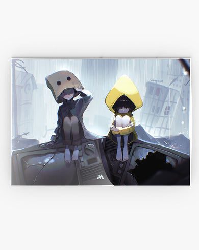 Little Nightmares-Six and Mono Metal-Poster