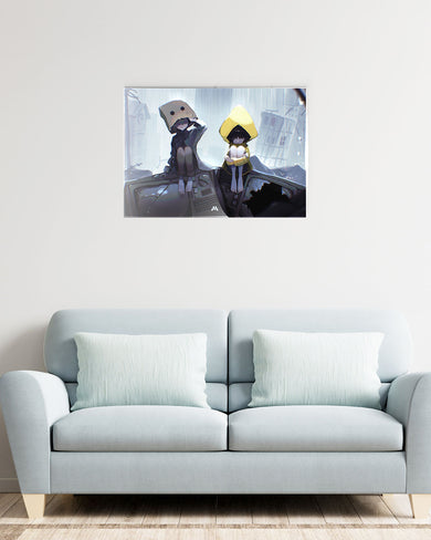 Little Nightmares-Six and Mono Metal-Poster