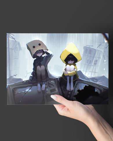 Little Nightmares-Six and Mono Metal-Poster