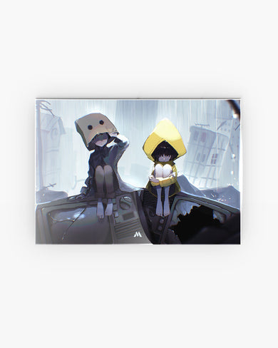 Little Nightmares-Six and Mono Metal-Poster