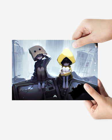Little Nightmares-Six and Mono Metal-Poster