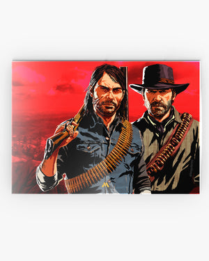 Red Dead Redemption-Outlaws Unleashed Metal-Poster