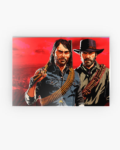 Red Dead Redemption-Outlaws Unleashed Metal-Poster