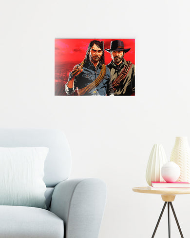 Red Dead Redemption-Outlaws Unleashed Metal-Poster