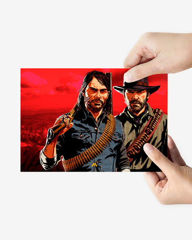 Red Dead Redemption-Outlaws Unleashed Metal-Poster