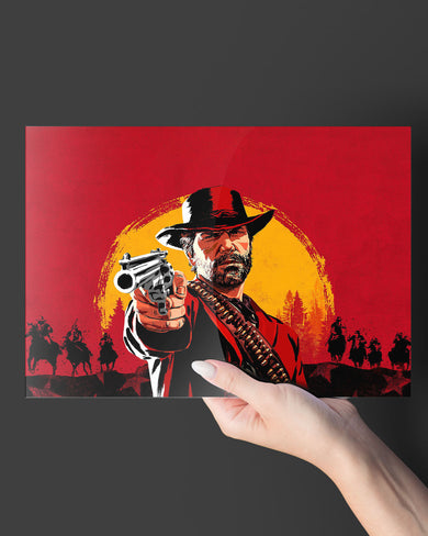 Red Dead Redemption-Van der Linde Gang Metal-Poster