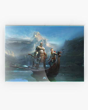 God of War-Quest for Tyr Metal-Poster