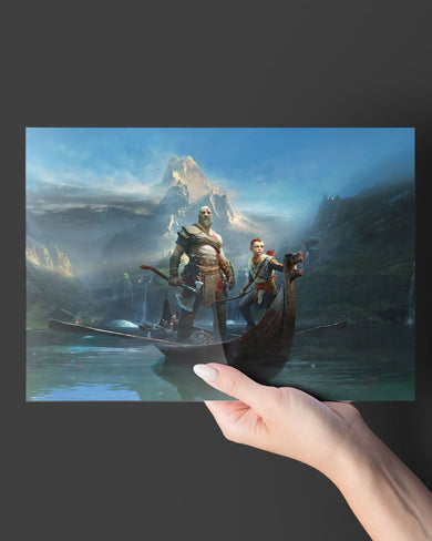 God of War-Quest for Tyr Metal-Poster