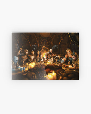 God of War-Last Supper Remake Metal-Poster