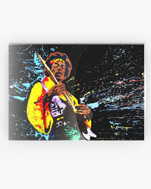 Jimi Hendrix Abstraction Metal-Poster