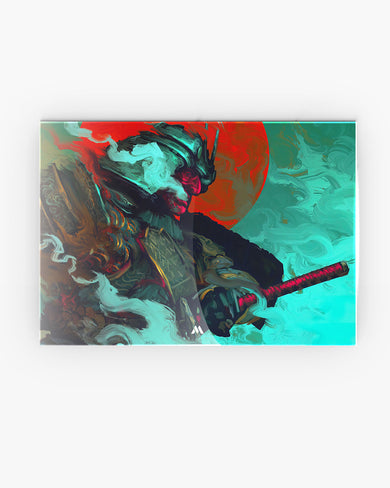 Samurai Fantasy Art-Katana Carnage Metal-Poster