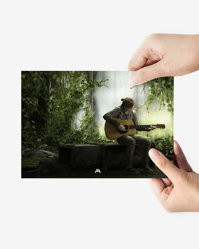 Last of Us-Ellie Take on Me Metal-Poster