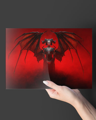 Diablo-Lilith Rises Metal-Poster