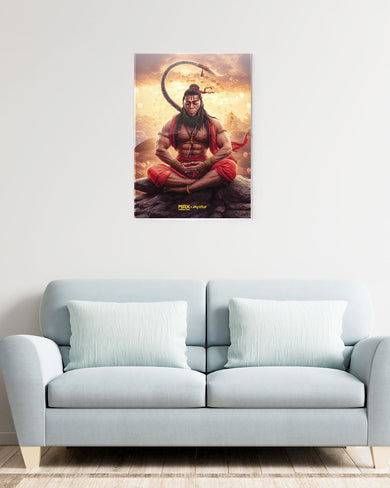 Zen Hanuman [MaxCreation] Metal-Poster
