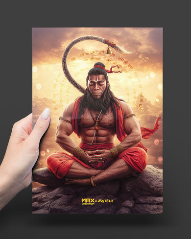 Zen Hanuman [MaxCreation] Metal-Poster