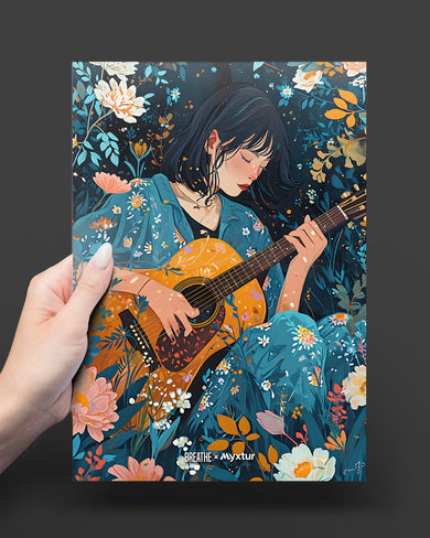 Blue Melody [BREATHE] Metal-Poster