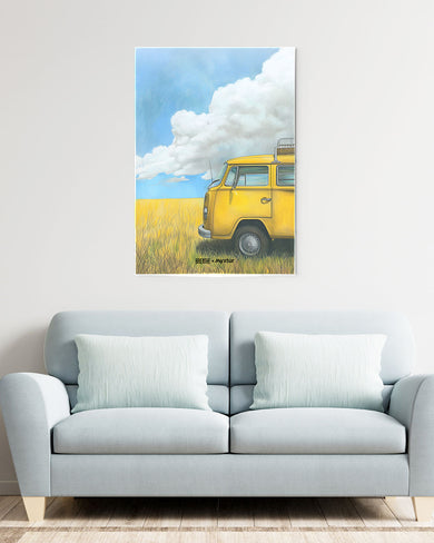 Van Life [BREATHE] Metal-Poster