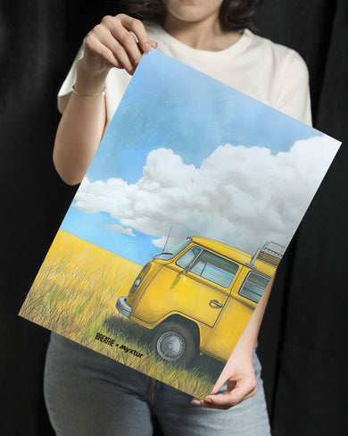 Van Life [BREATHE] Metal-Poster