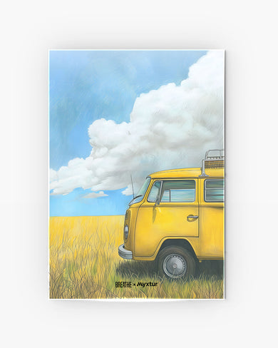 Van Life [BREATHE] Metal-Poster
