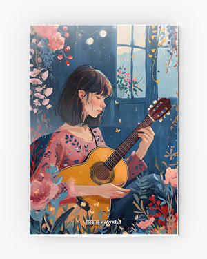 Blooms and Strings [BREATHE] Metal-Poster